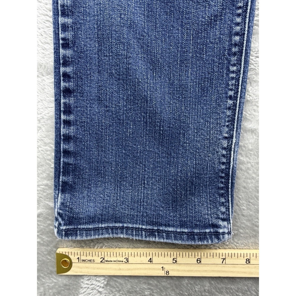 Levis 525 Perfect Waist Straight 31 X 32 Women's Jeans 12M Blue Cotton Stretch - Picture 11 of 14